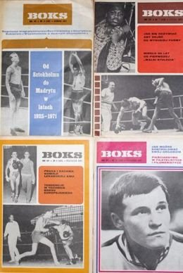 Miesięcznik Boks - Rok 1971 (4 numery)