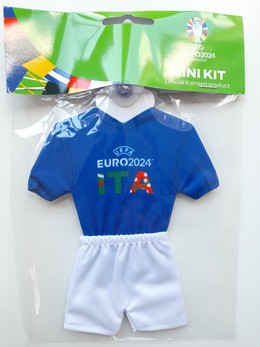 Mini koszulka zawieszka do auta. Reprezentacja Włoch UEFA Euro 2024 (produkt oficjalny)