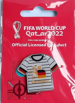 Odznaka Mistrzostwa Świata Katar 2022 - Reprezentacja Niemiec koszulka (produkt oficjalny)