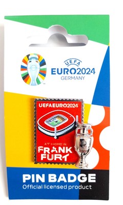 Odznaka miasto-gospodarz Frankfurt UEFA Euro 2024 Niemcy (produkt oficjalny)