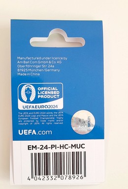 Odznaka miasto-gospodarz Monachium UEFA Euro 2024 Niemcy (produkt oficjalny)