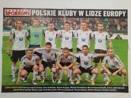 Plakaty Legia Warszawa i Danijej Ljuboja - Polskie kluby w Lidze Europy (Przegląd Sportowy)