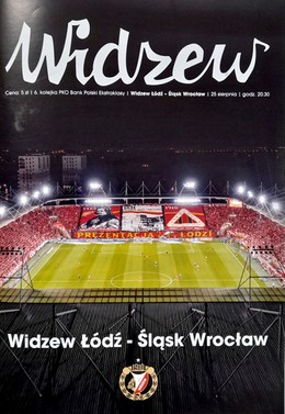 Program mecz Widzew Łódź - Śląsk Wrocław PKO BP Ekstraklasa (25.8.2023)