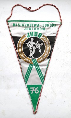 Proporczyk Mistrzostwa Europy Judo Juniorów Łódź 1976