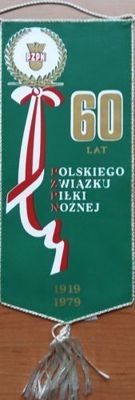 Proporczyk Polski Związek Piłki Nożnej 1919-1979