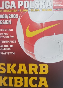 Skarby kibica liga polska jesień 2008/2009 - podsumowanie sezonu 2009/2010 (Przegląd Sportowy, 11 numerów, oprawione)