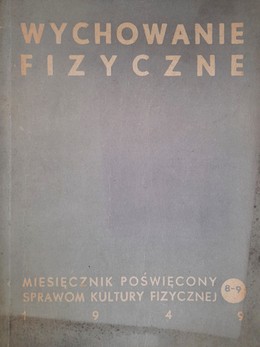 Wychowanie fizyczne (sierpień - wrzesień 1949)